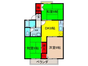 シャルマンコ－トＢ棟の物件間取画像